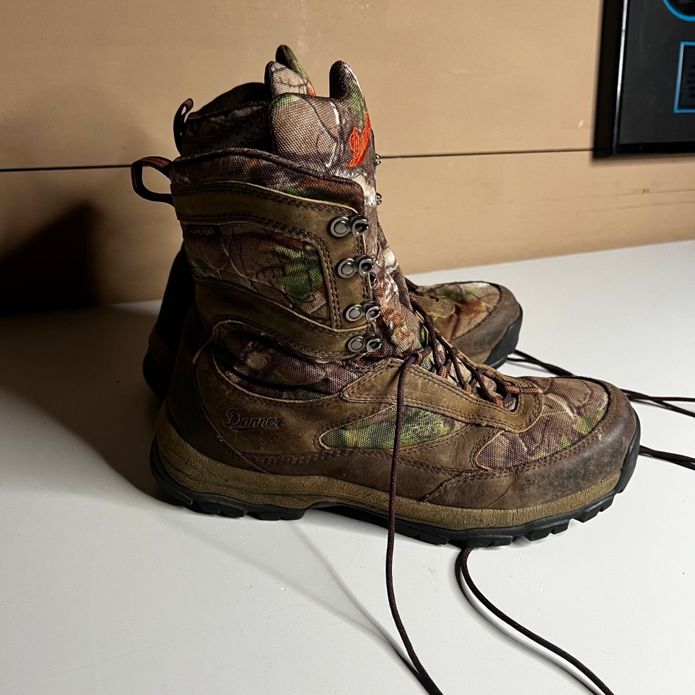 Danner High Ground 8 Realtree‎ Xtra Green Camo Hunting Boots Mens 9.5 46222